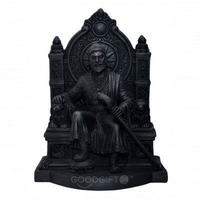 Shivaji Maharaj Statue - Black Color