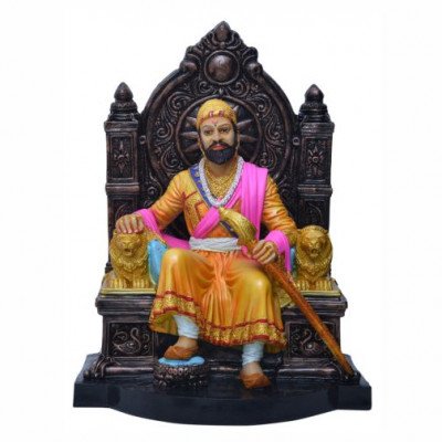 Chhatrapati Shivaji Maharaj Idol - Multicolor 